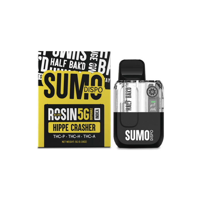 Half Bak'd Sumo 5g Live Rosin Disposable Hippe Crasher (Indica)