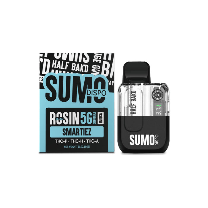 Half Bak'd Sumo 5g Live Rosin Disposable Smartiez (Indica)