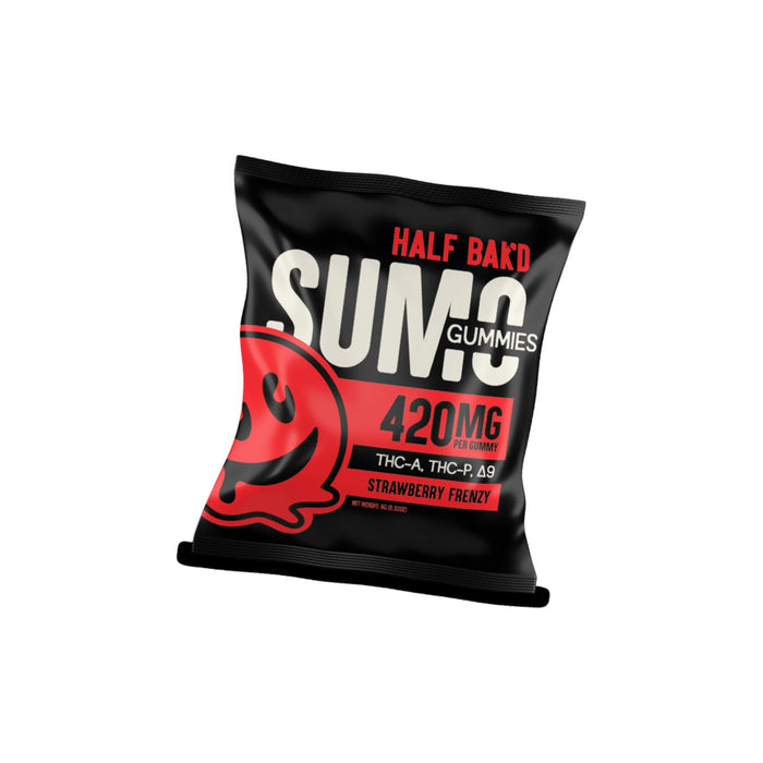 Half Bak'd Sumo Gummies 2 Count Strawberry Frenzy