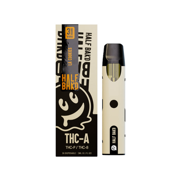 Half Bak'd THCA 3g Disposable LA Cookies (Hybrid)