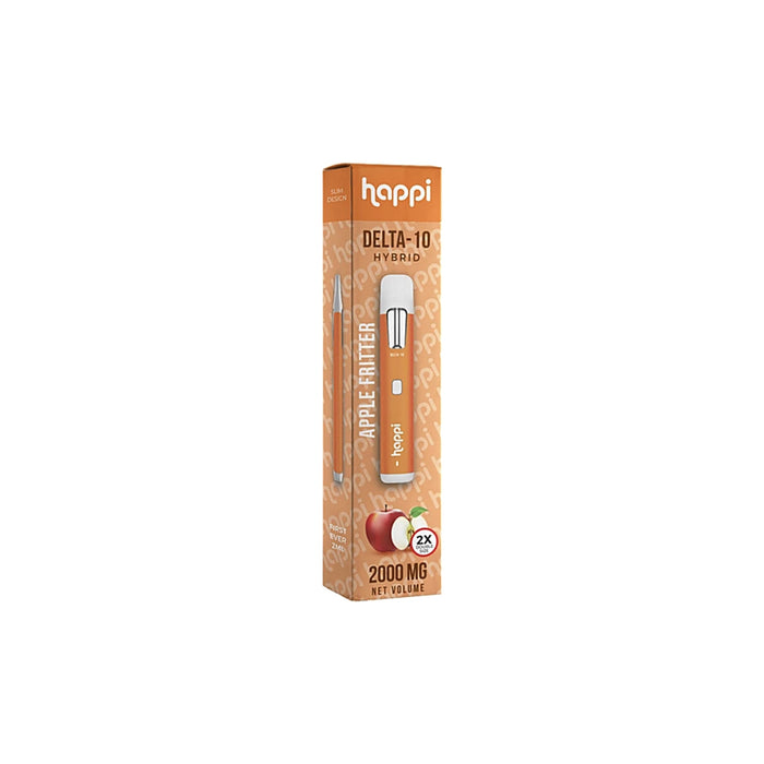 Happi Delta 10 and Delta 8 THC Disposable Vape 2mL Apple Fritter