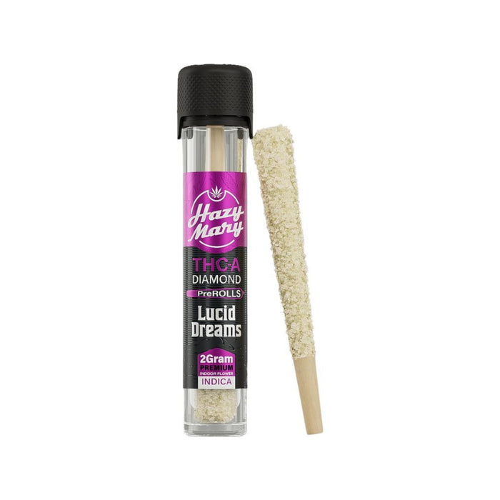 Hazy Mary THCA Diamond Coated Pre-Roll 2g Lucid Dreams