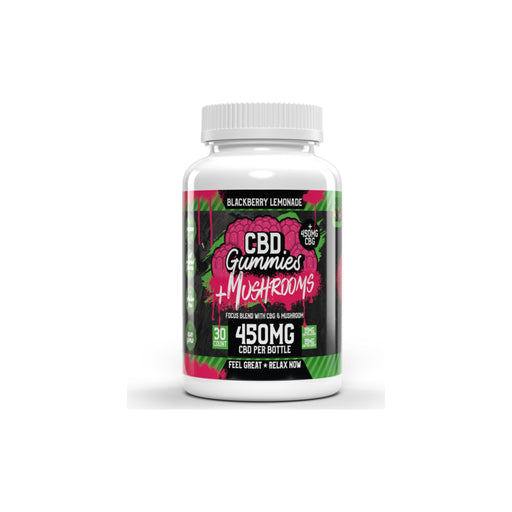 Hemp Bombs Focus CBD and CBG Gummies with Lion's Mane (30 Count)