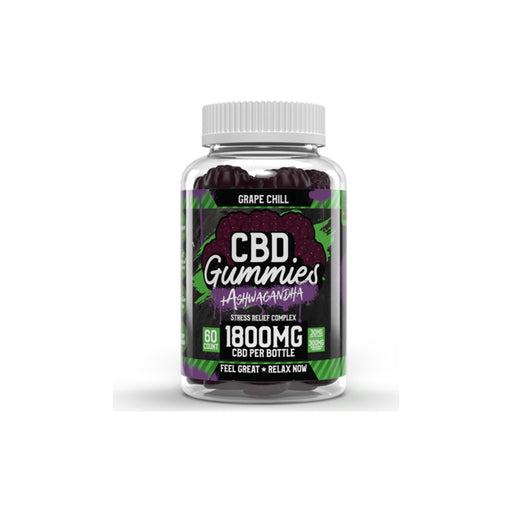Hemp Bombs Ashwagandha CBD Gummies 30mg (60 Count)