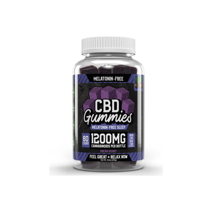 Hemp Bombs Melatonin-Free CBD Sleep Gummies 1200mg (60 Count)