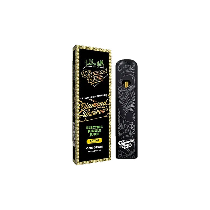 Hidden Hills Club Diamond Reserve THCA and THCH Disposable Vape 1g Electric Jungle Juice