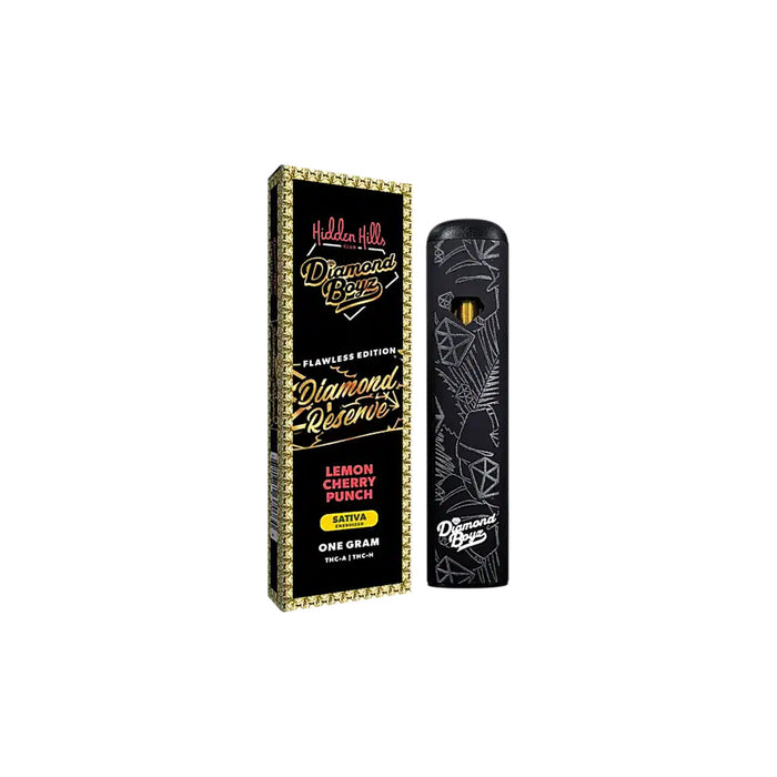 Hidden Hills Club Diamond Reserve THCA and THCH Disposable Vape 1g Lemon Cherry Punch