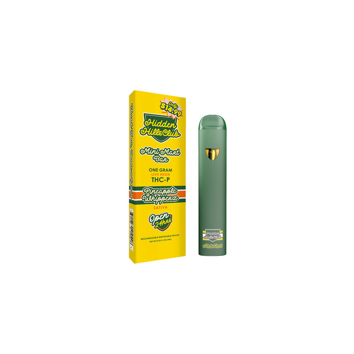 Hidden Hills Club Mini Mart Live Resin THCP Disposable Vape 1g Pineapple Whipperz