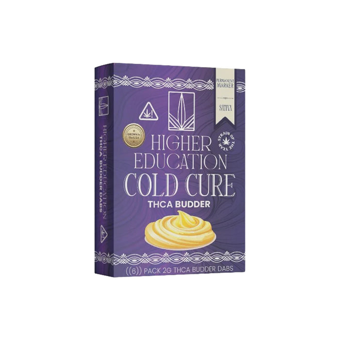 Higher Education THCA Budder Cold Cure 2g Permanent Marker box