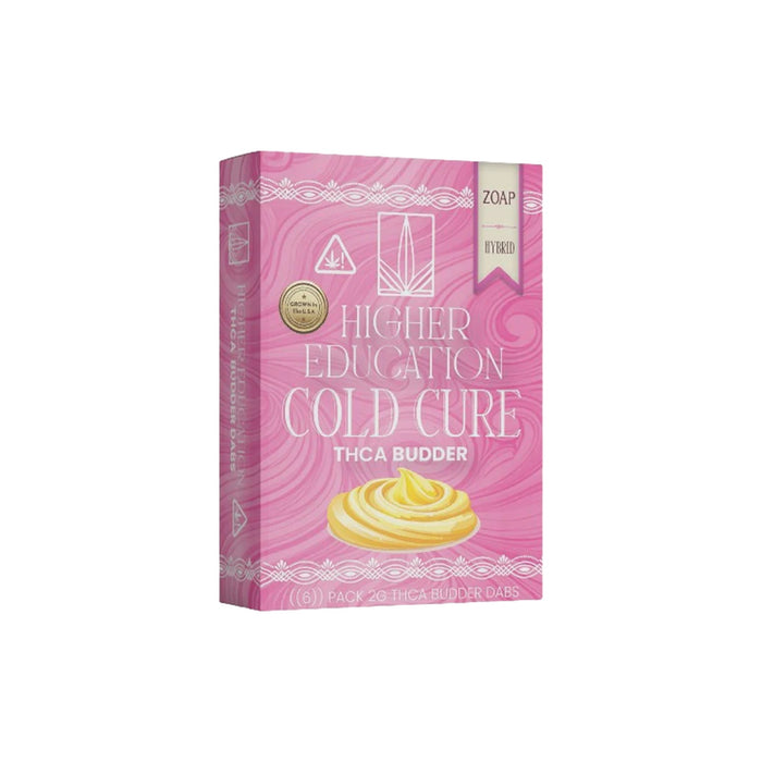 Higher Education THCA Budder Cold Cure 2g Zoap box