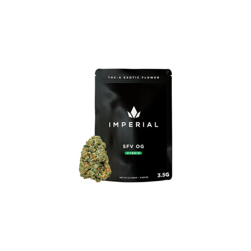 Imperial Fakies THCA Exotic Flower 3.5g SFV OG pouch