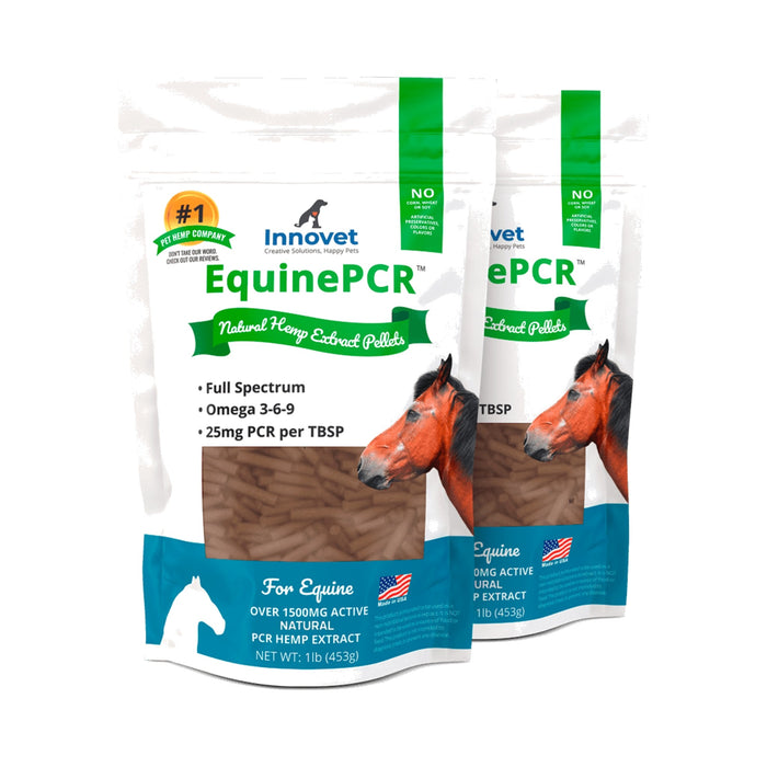 Innovet EquinePCR Hemp Pellets for Horses 1lb to 25lb 1lb bags | CBDdatabase.com