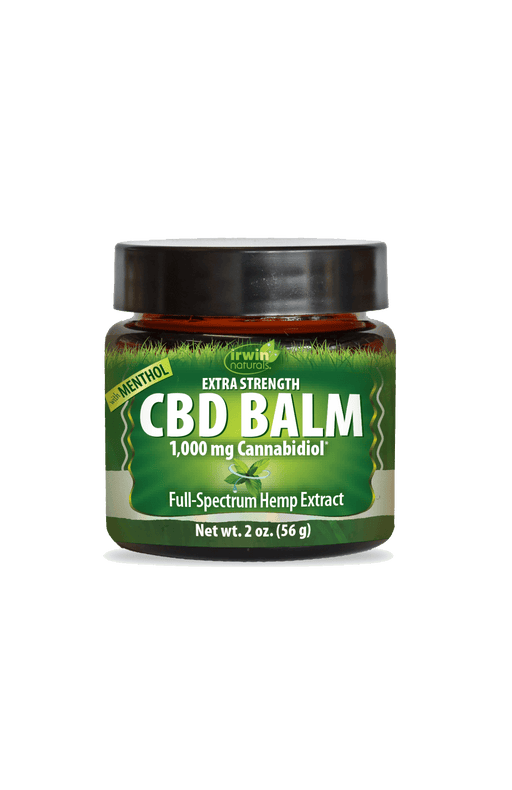 Irwin Naturals CBD Balm + Menthol 1000mg (2 oz) | CBDdatabase.com