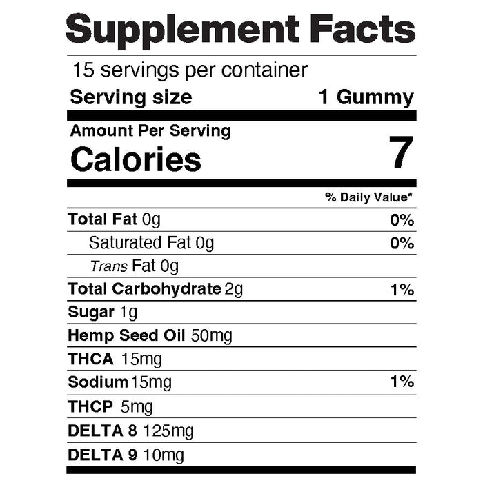 TRĒ House ItsPurpl Purple Punch THCA Gummies (15 Count)