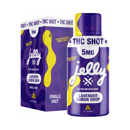 Jelly D9 THC Shot 5mg (2 fl oz) Lavender Lemon Drop
