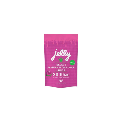 Jelly Delta 8 THC Rings 3000mg (10 Count) Watermelon Sugar