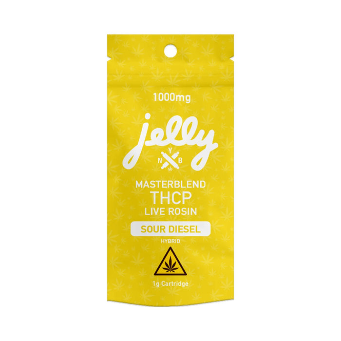 Jelly Masterblend THCP Live Rosin Cartridge 1g Sour Diesel (Hybrid)