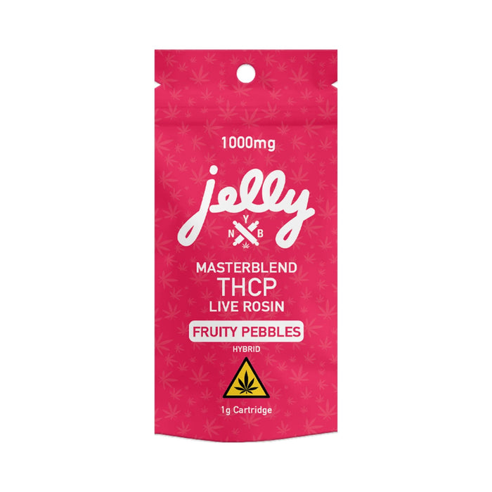 Jelly Masterblend THCP Live Rosin Cartridge 1g Fruity Pebbles (Hybrid)