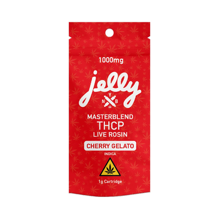 Jelly Masterblend THCP Live Rosin Cartridge 1g Cherry Gelato (Indica)