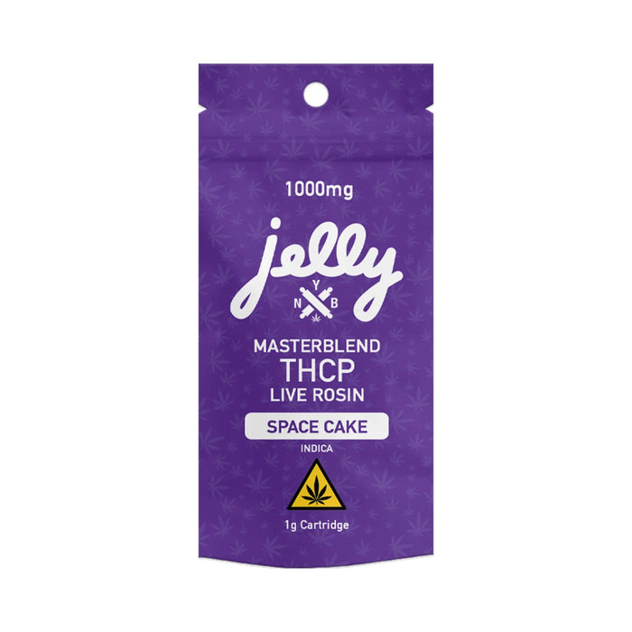 Jelly Masterblend THCP Live Rosin Cartridge 1g Space Cake (Indica)