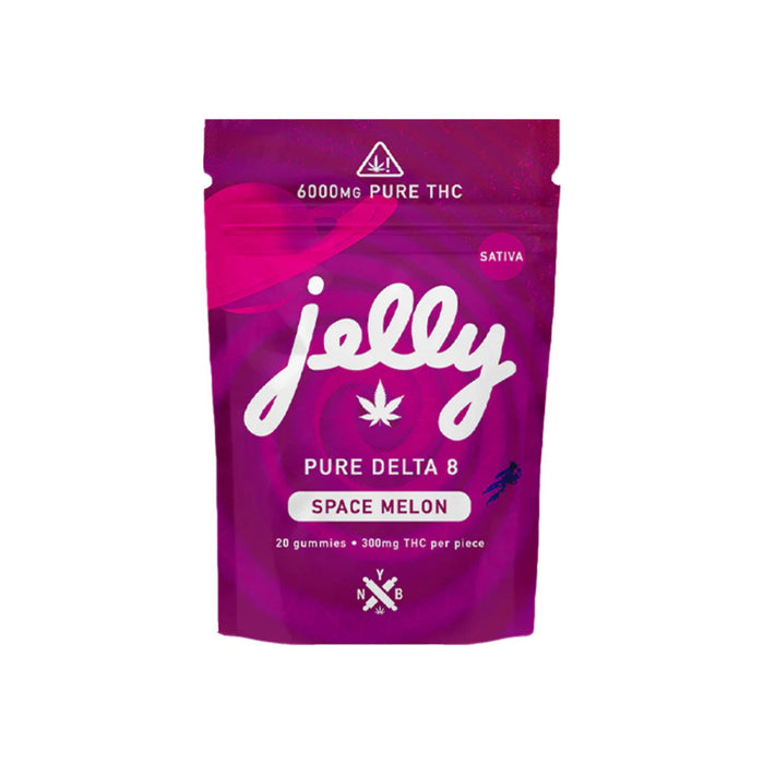 Jelly Pure Delta 8 THC Gummies 6000mg (20 Count) Space Melon