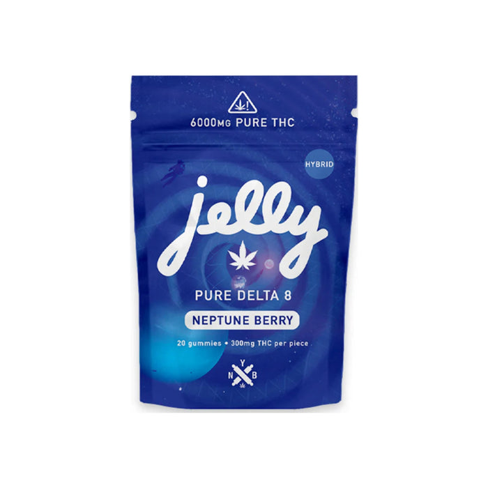 Jelly Pure Delta 8 THC Gummies 6000mg (20 Count) Neptune Berry