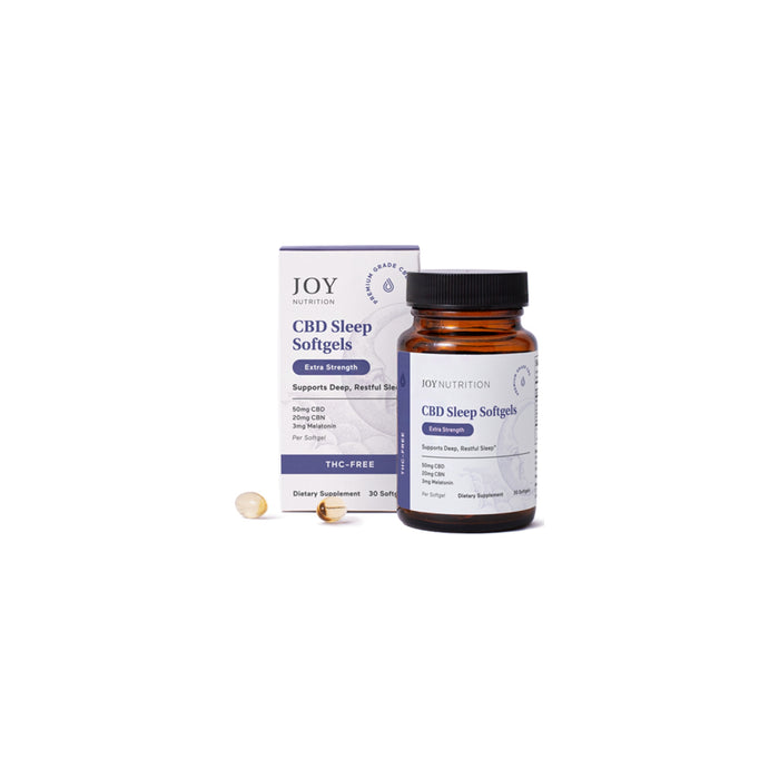 Joy Organics Broad Spectrum CBD Sleep Softgels with CBN 50mg (30 Count)