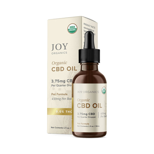Joy Organics Organic CBD Oil for Dogs and Cats 450mg (30mL)