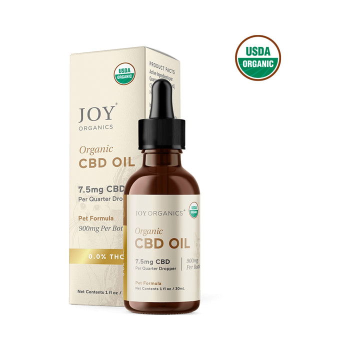 Joy Organics Organic CBD Oil for Dogs and Cats 900mg (30mL)