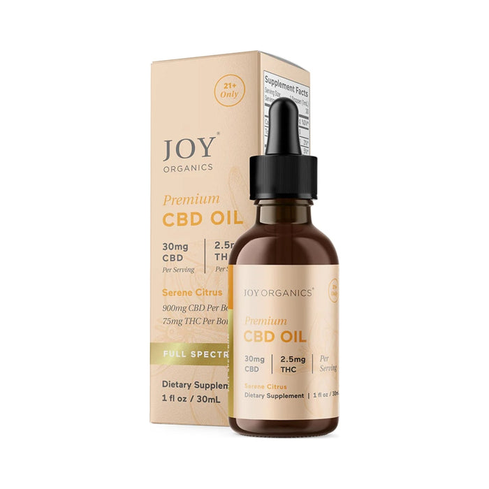 Joy Organics Organic Full Spectrum CBD Oil Citrus 900mg (30mL)