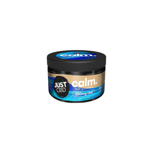 JustCBD CBD Calm Fruit Gummies 250mg jar