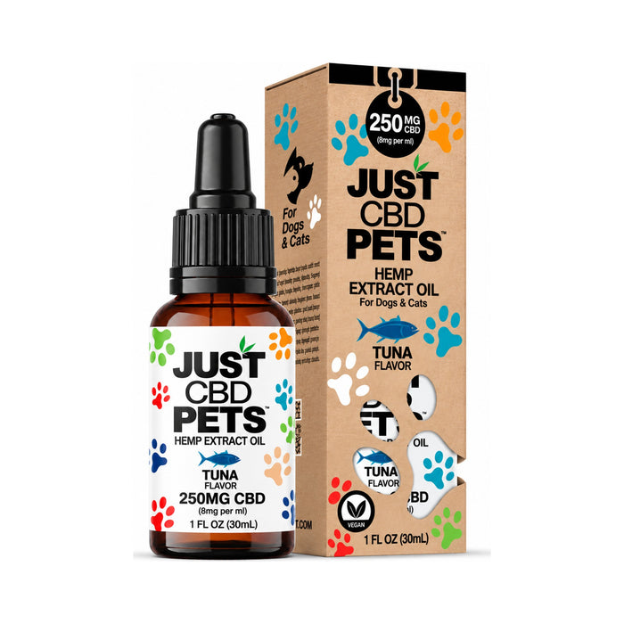 JustCBD Pets Hemp Extract CBD Oil 250mg Tuna (30mL)