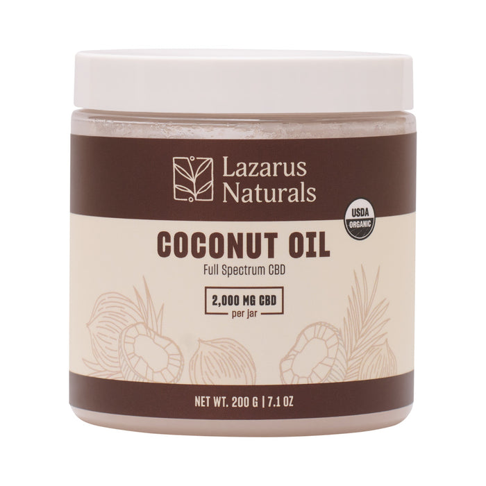 Lazarus Naturals Full Spectrum CBD Coconut Oil 2000mg (200g)