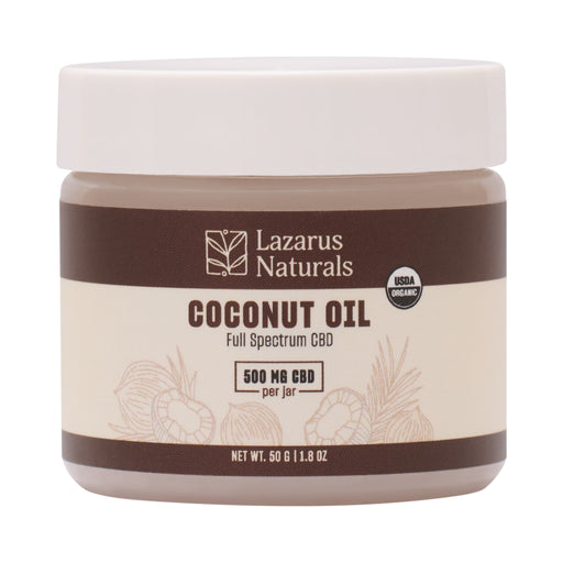 Lazarus Naturals Full Spectrum CBD Coconut Oil 500mg (50g)