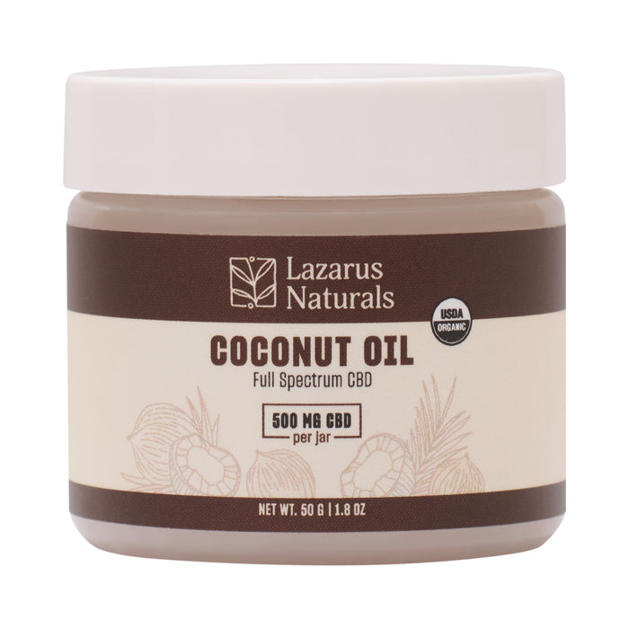 Lazarus Naturals Full Spectrum CBD Coconut Oil 500mg (50g)