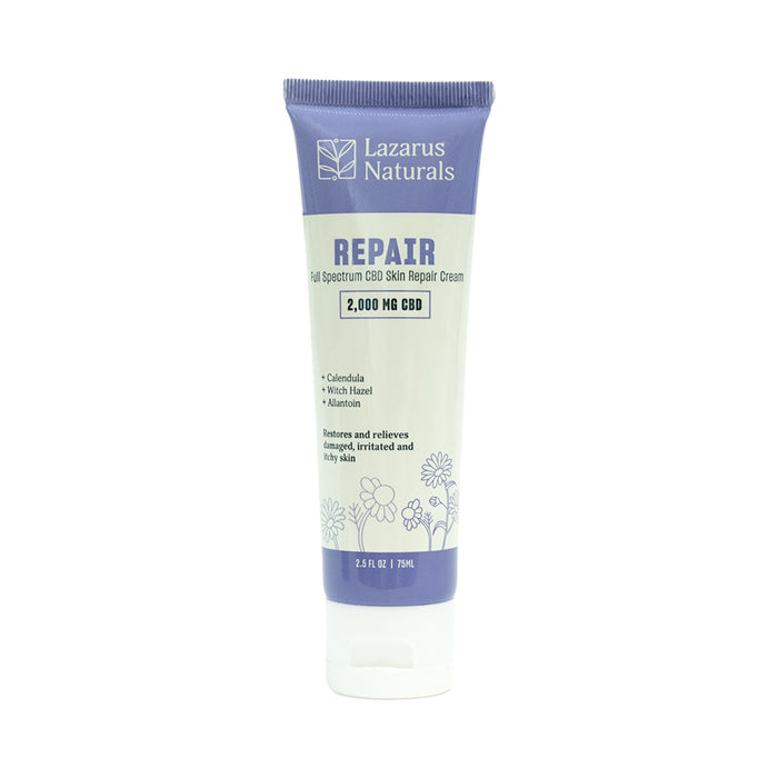 Lazarus Naturals Full Spectrum CBD Skin Repair Cream 2000mg (75mL)