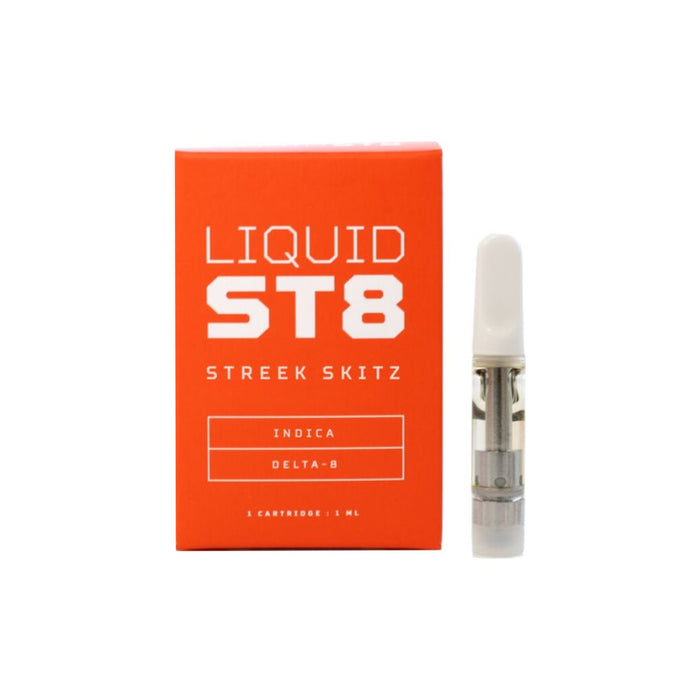 Liquid St8 Delta 8 THC Cartridge Streek Skitz 1mL