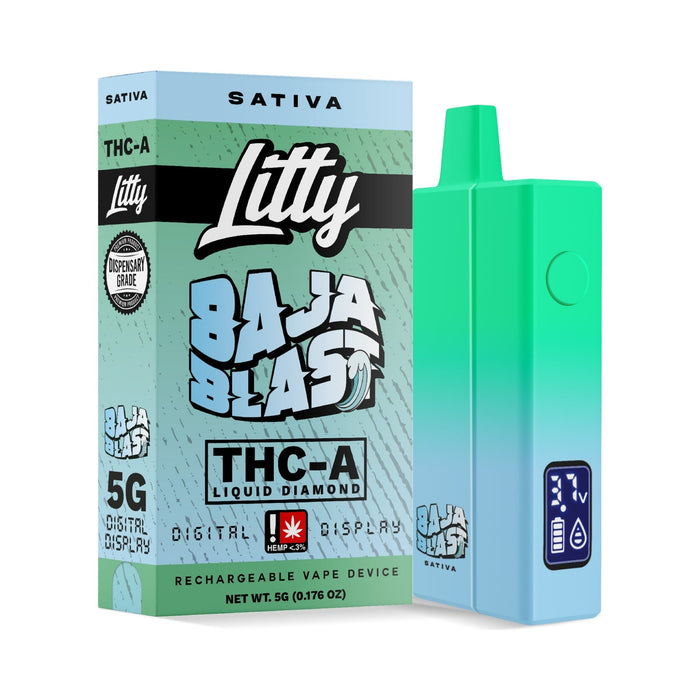 Litty THCA Liquid Diamond Disposable Vape 5g Baja Blast