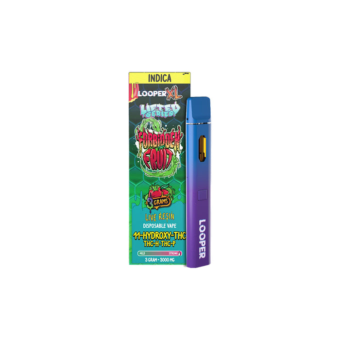 Looper Lifted Series Live Resin Hemp Disposable Vape 3g Forbidden Fruit