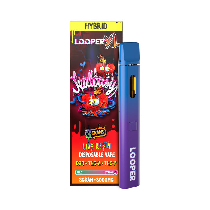 Looper XL Live Resin Hemp Disposable Vape 3g Jealousy