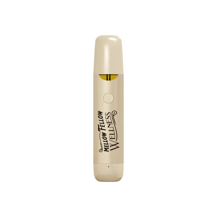 Mellow Fellow Wellness Rest Blend CBD and CBN Disposable Vape 1mL device | CBDdatabase.com