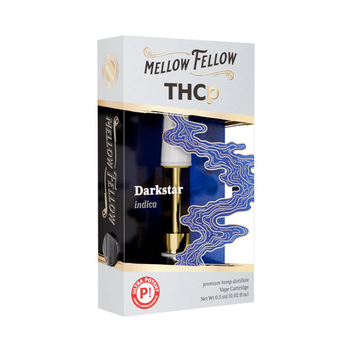 Mellow Fellow THCp Vape Cartridge 0.5mL Darkstar front | CBDdatabase.com