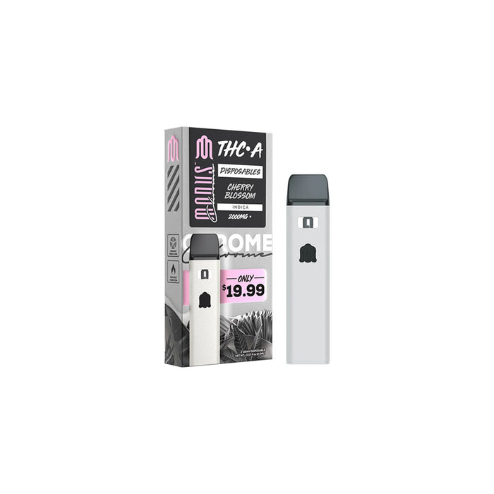 Modus Chrome THCA Disposable Vape 2g Cherry Blossom front | CBDdatabase.com