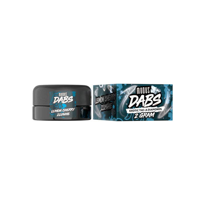 Modus Dabs Exotic THCA Diamonds 2g Lemon Cherry Zlushie front | CBDdatabase.com