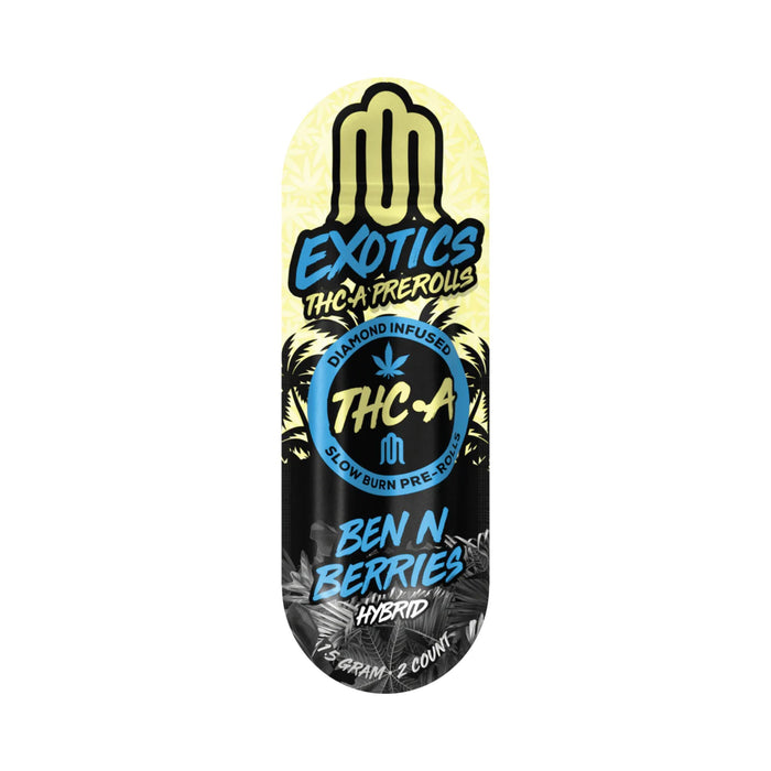 Modus Exotics THCA Diamond Infused Pre-Rolls 3g (2 Count) Ben N' Berries front | CBDdatabase.com