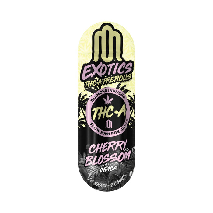 Modus Exotics THCA Diamond Infused Pre-Rolls 3g (2 Count) Cherry Blossom front | CBDdatabase.com