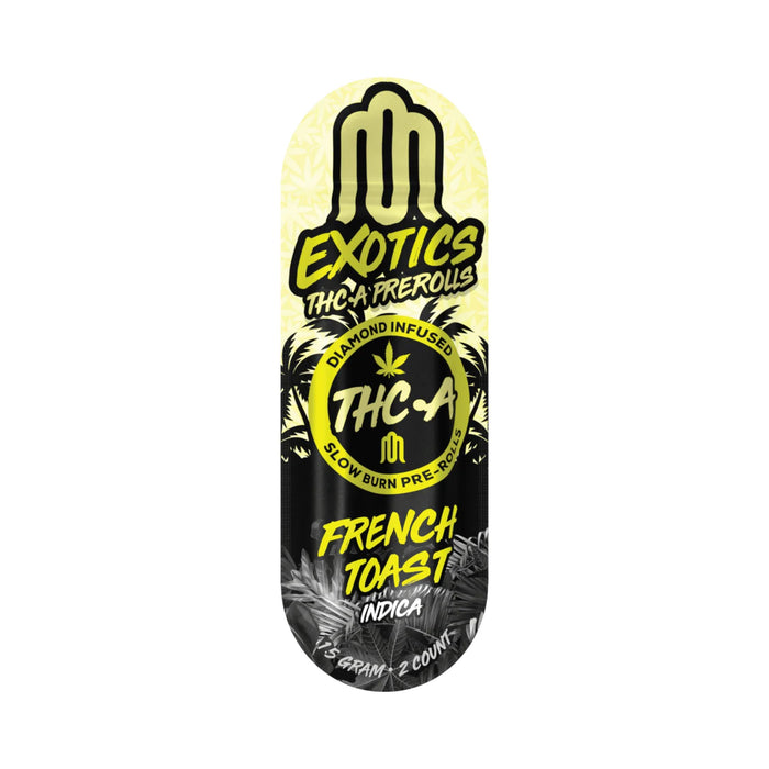 Modus Exotics THCA Diamond Infused Pre-Rolls 3g (2 Count) French Toast front | CBDdatabase.com