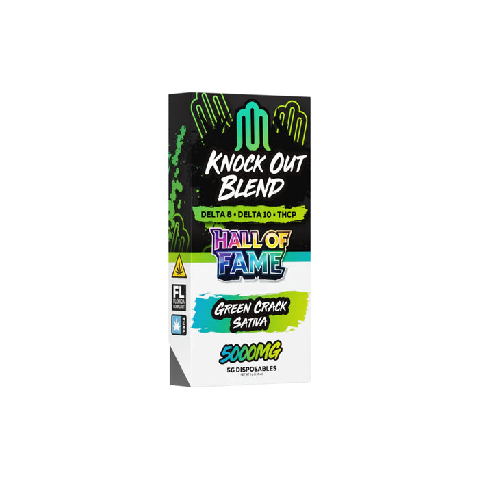 Modus Hall of Fame Disposable Vape 5000mg Green Crack front | CBDdatabase.com