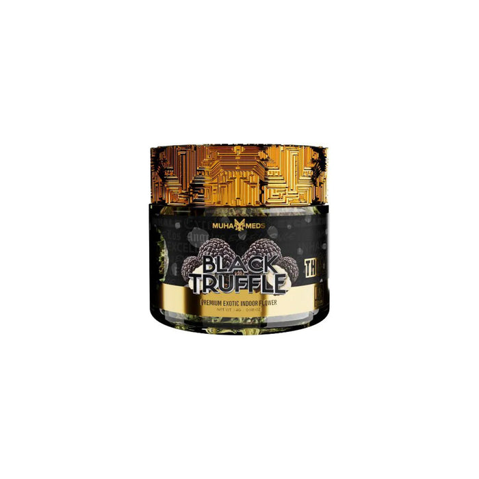 Muha Meds Hemp THCA Flower Jar 4g Black Truffle