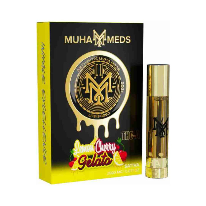 Muha Meds Hemp THCA Melted Diamond Cartridge 2g Lemon Cherry Gelato